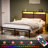 Antioch Full Platform Bed with Storage Headboard, LED Light & Charging Station, USB & Type-C Ports, No Box Spring Needed-109575521-87543190