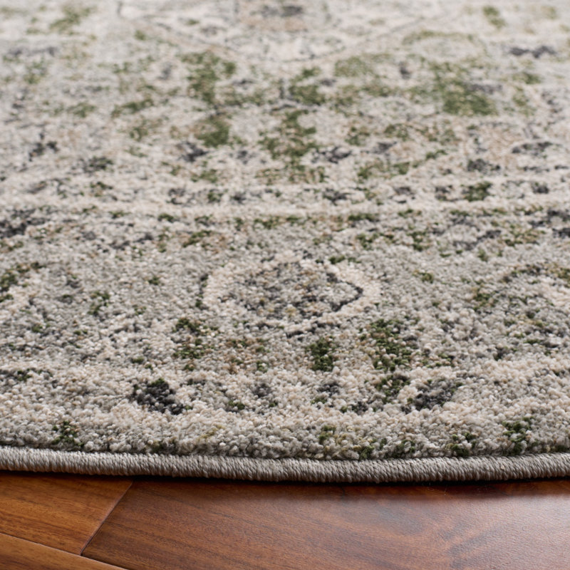 Tapis oriental performance Komeka Vintage Tabriz, Rond 6 pi 7 po