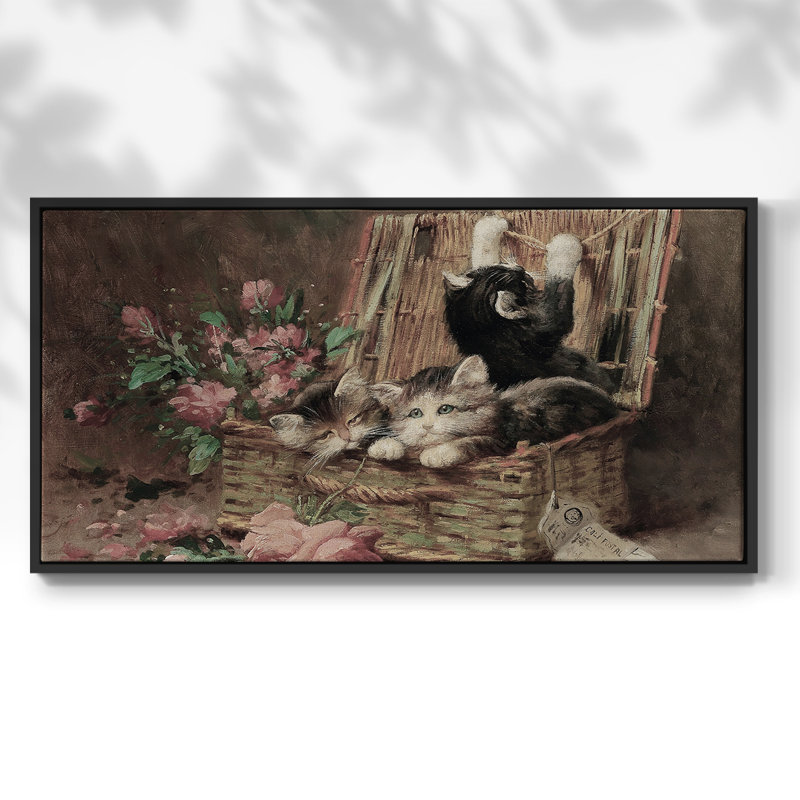Série paysage - Dxxvi - Toile tendue avec châssis, prête à accrocher, H 25 po x l 49 po, Noir