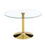Table de salle à manger ronde en verre trempé 40 po Vesta-380670247