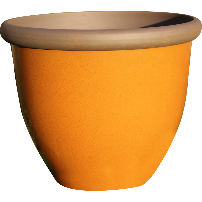 Campuzano Pot Planter, Amber, 35cm H x 40cm W x 40cm D