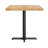 Rectangular Solid Wood Commercial Tabletop with Dining Height X-Base-427946858-427946859-427946855