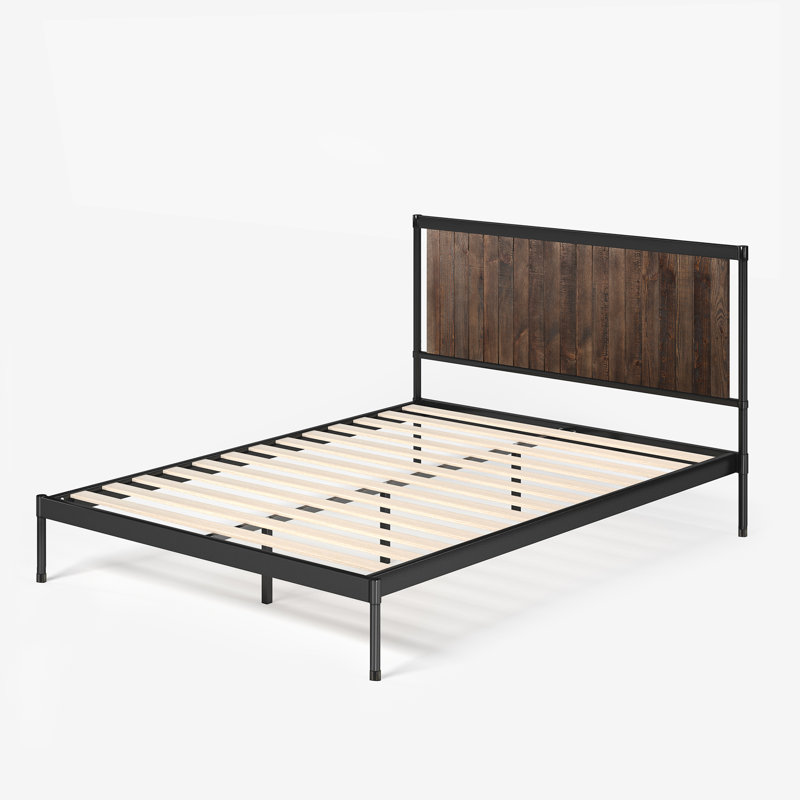 Lit plateforme en métal Zinus Gina, Grand
