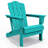 HDPE Foldable Steel Adirondack Chair-2133841915