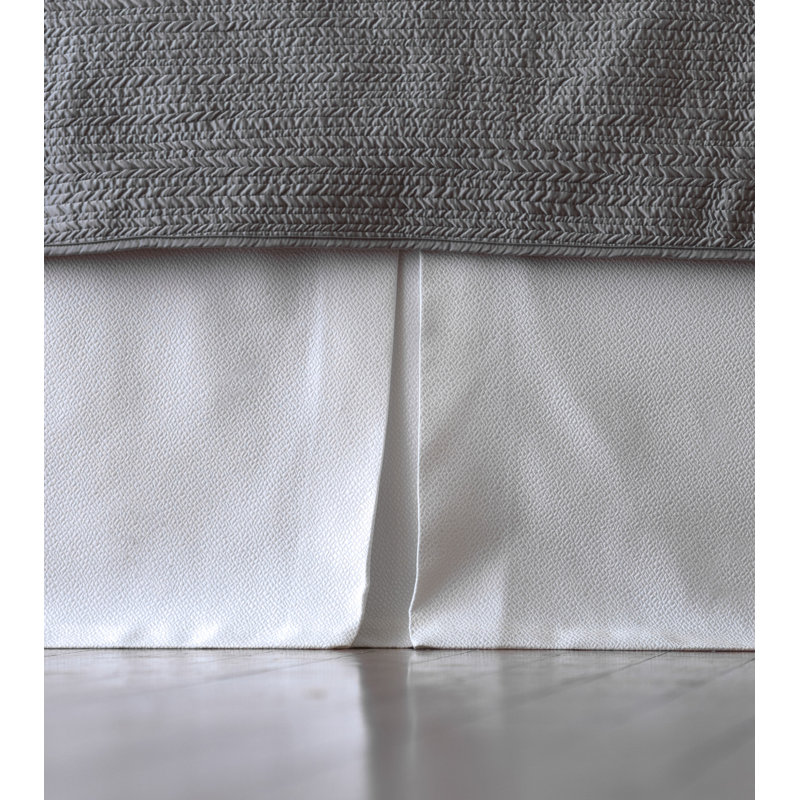 Gia Tailored Bed Skirt, Ivory