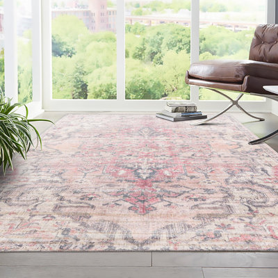 Engelman Washable Oriental Indoor Rug