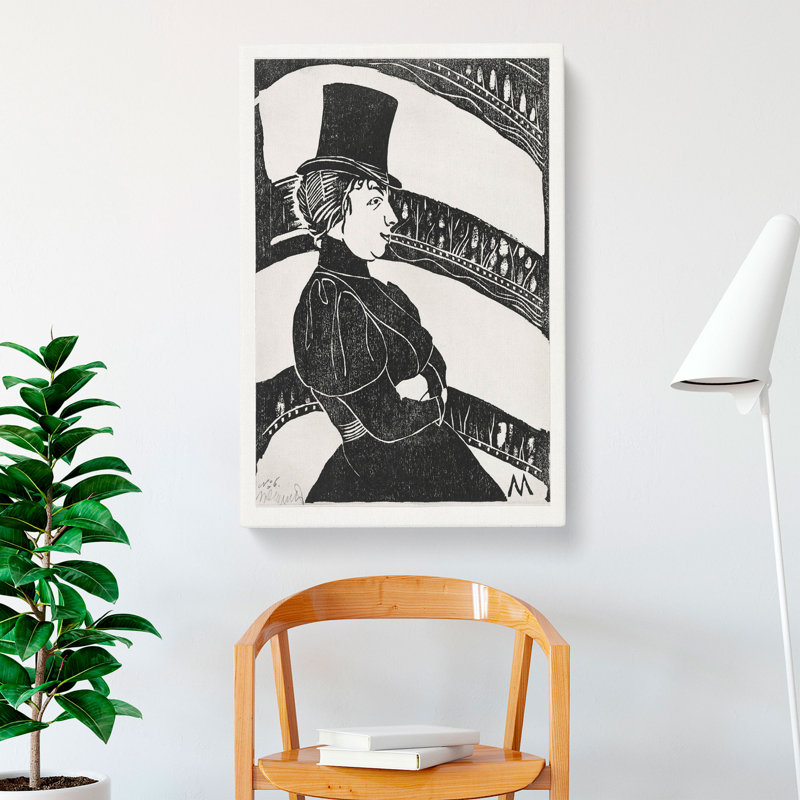 Lady In The Box by Samuel De Mesquita - Wrapped Canvas Print, 50cm H x 35cm W x 3cm D