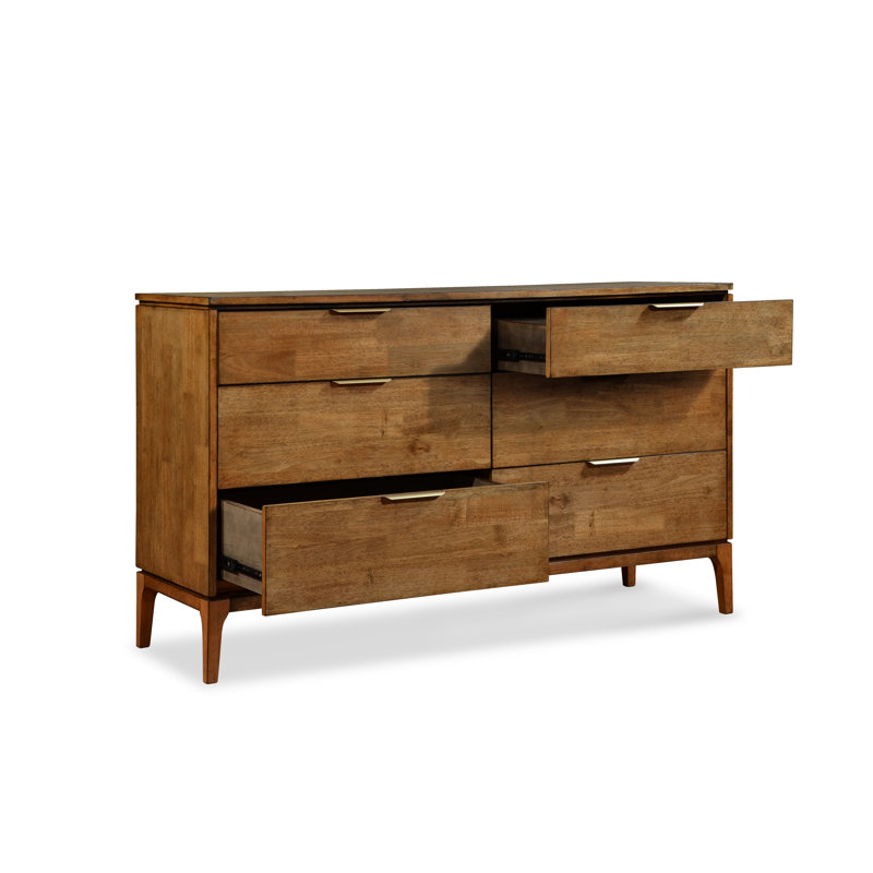 Ensemble de chambre à coucher en bois massif 2 pièces Northborough