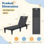 Ensemble de chaises longues réglables 2 pièces, chaises longues pour piscine, patio, terrasse ou pelouse-1242881761