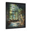 Bibliothèque verte et brune, Quiet Haven II - Art encadré avec bibliothèque-1638580959-1638580964