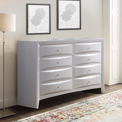 Houchins 8 Drawer 59" W Double Dresser
