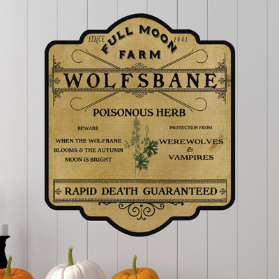 Adhésif décoratif WOLFSBANE