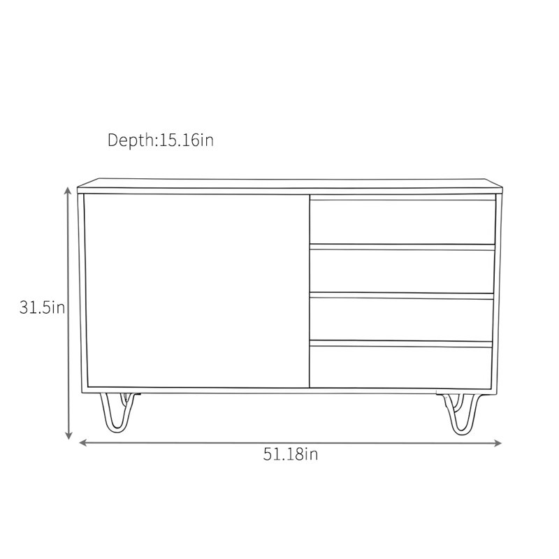 High-End Large-Capacity Sideboard
