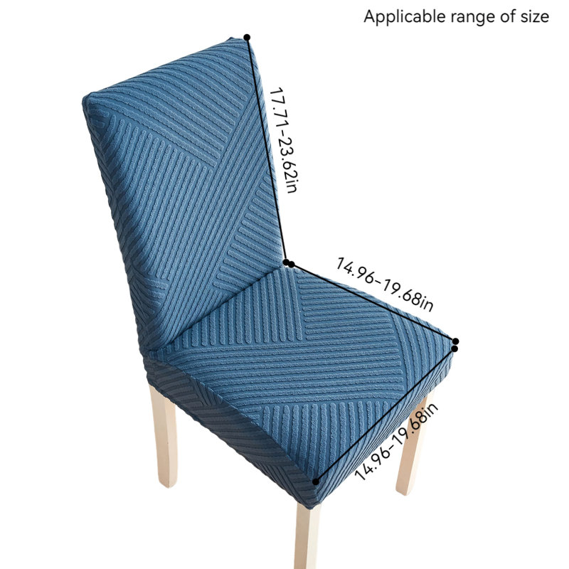 Housse pour chaise de salle à manger en polyester