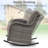 Bonia Outdoor Wicker Double Rocking Chairs-1347539509-1347539505