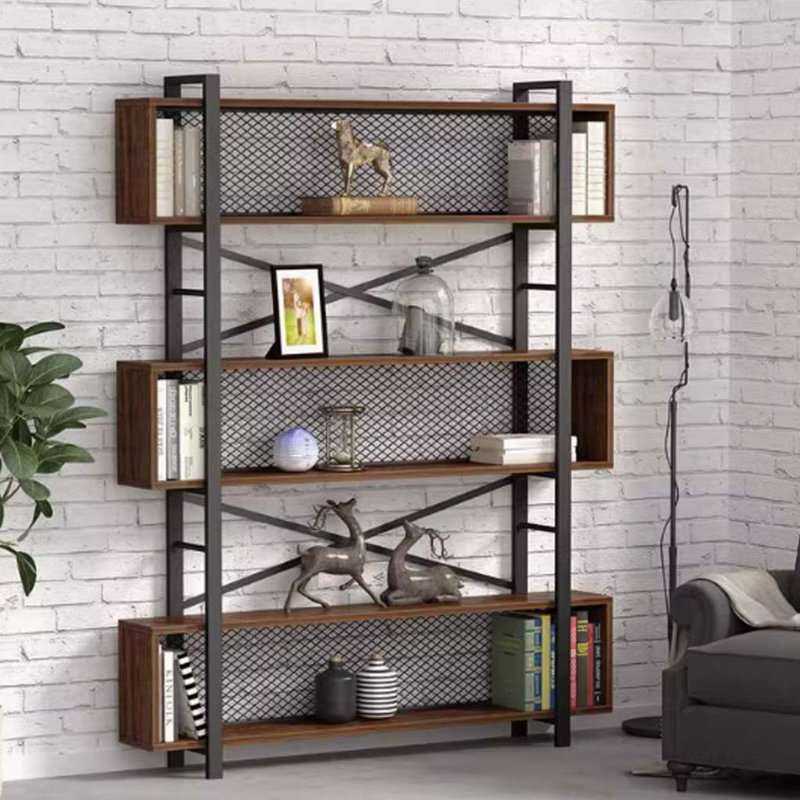 Bibliothèque de style industriel