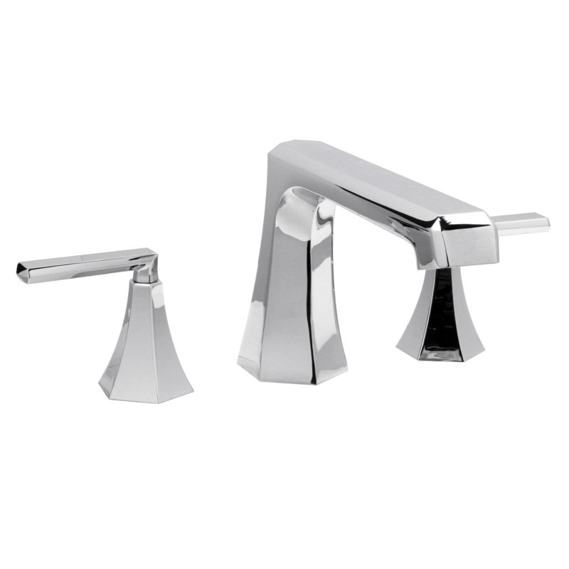 McMillan 2 Handle Deck Roman Tub Faucet, Chrome