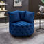 Chaise d'appoint contemporaine rembourrée et capitonnée-503644403