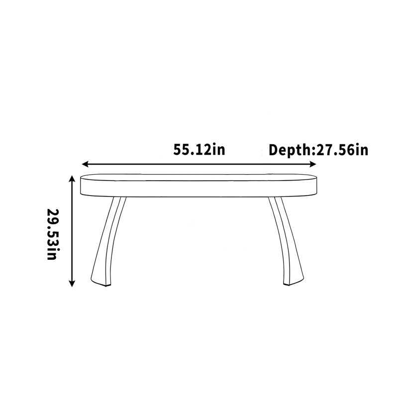 Tiroir de rangement pour bureau à domicile, H 29,53 po x l 55,12 po x P 27,56 po