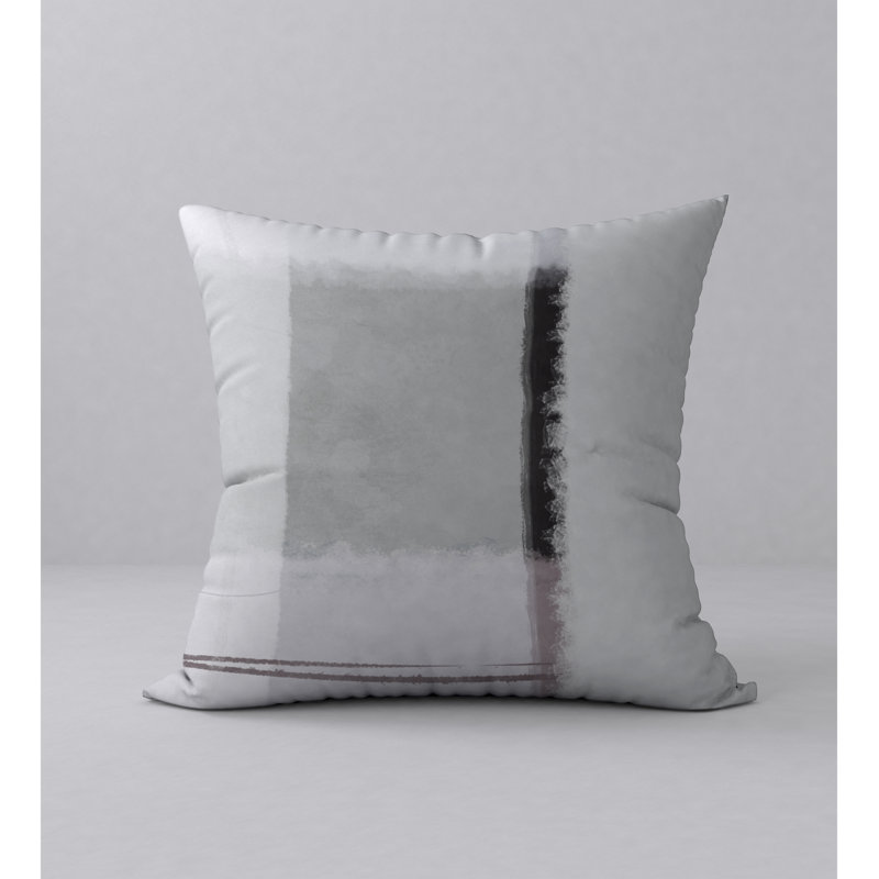 Abstract Reversible Throw Pillow, 24" x 24"
