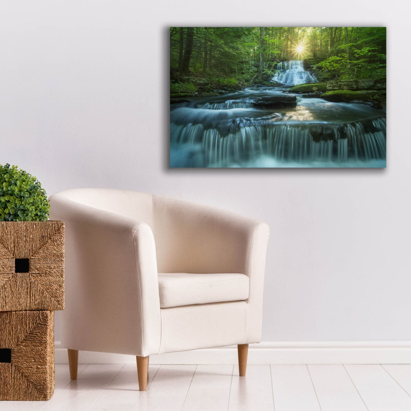 «Sublime» par Patrick Zephyr, art mural sur toile, H 26 po x l 40 po x P 1,5 po