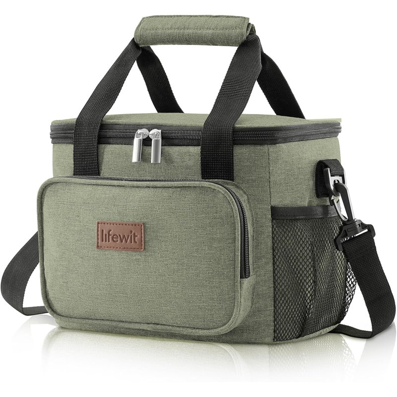 Large Lunch Bag(8.5L), Dark Green