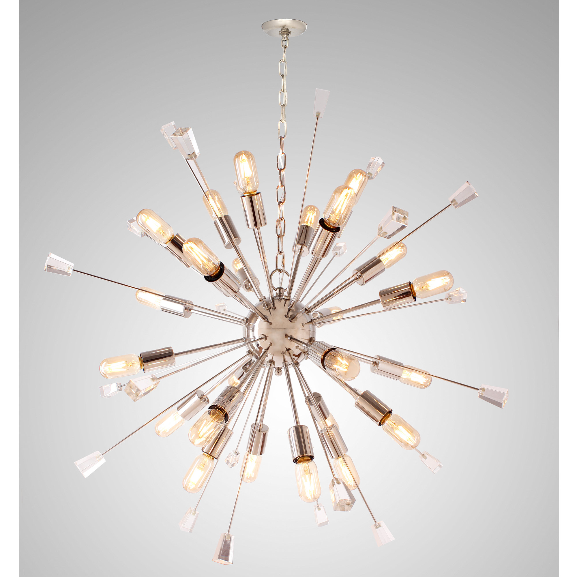 Everly Quinn Erica 24 - Light Dimmable Sputnik Sphere Chandelier