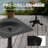 H27.95 Cast Iron Table Base With 4 Tiger Claw Feet, Table Leg Black-1103468900