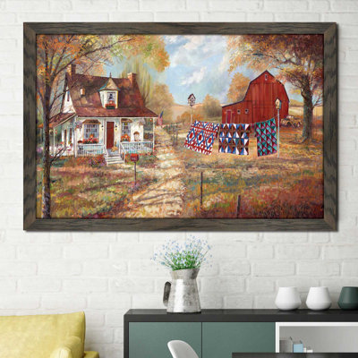 Afternoon Quilting by Ruane Manning - Single Picture Frame Print