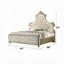 Grand lit Lucienne avec DEL-1039419862