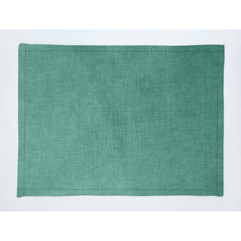 Napperons en faux jute, Turquoise
