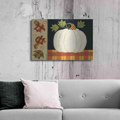 White Pumpkin' by Bernadette Deming, Metal Wall Art