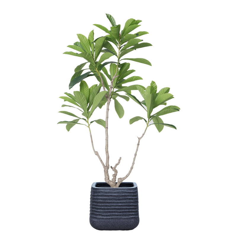 Bleuet artificiel en pot 76,57 po, Gris