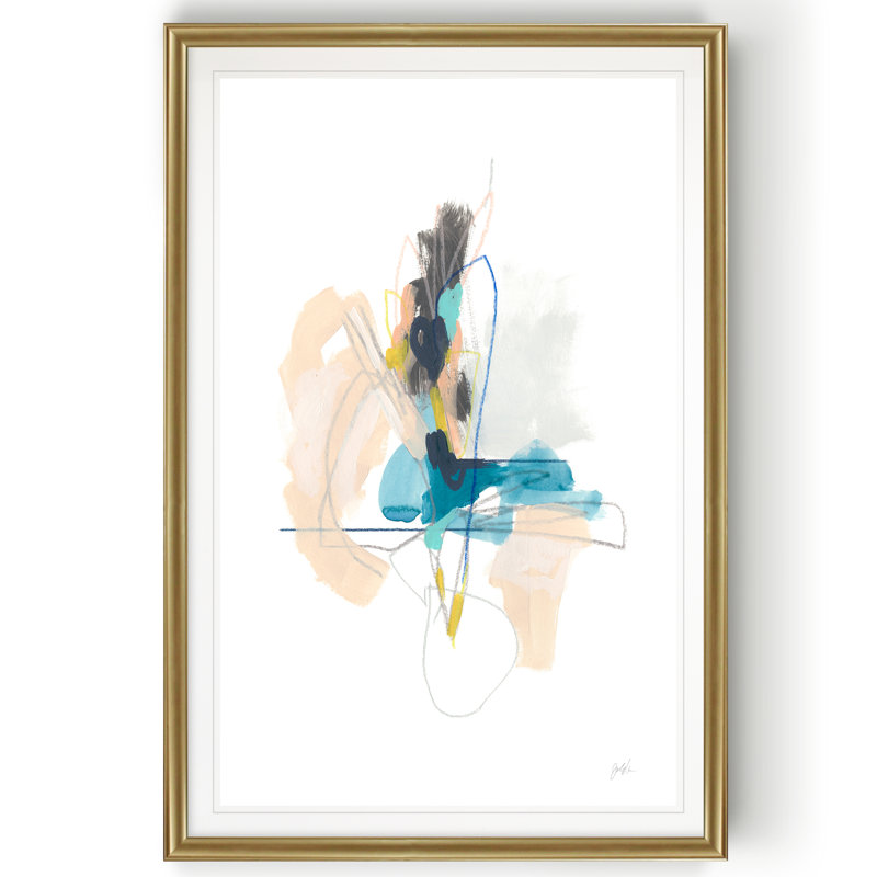 «Static Energy II», reproduction sur toile, H 22,5 po x l 30,5 po x P 1,5 po, Encadrement doré