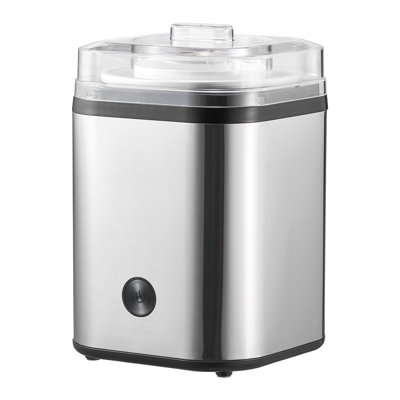 Machine à crème glacée en acier inoxydable machine automatique 2,11 pte argent