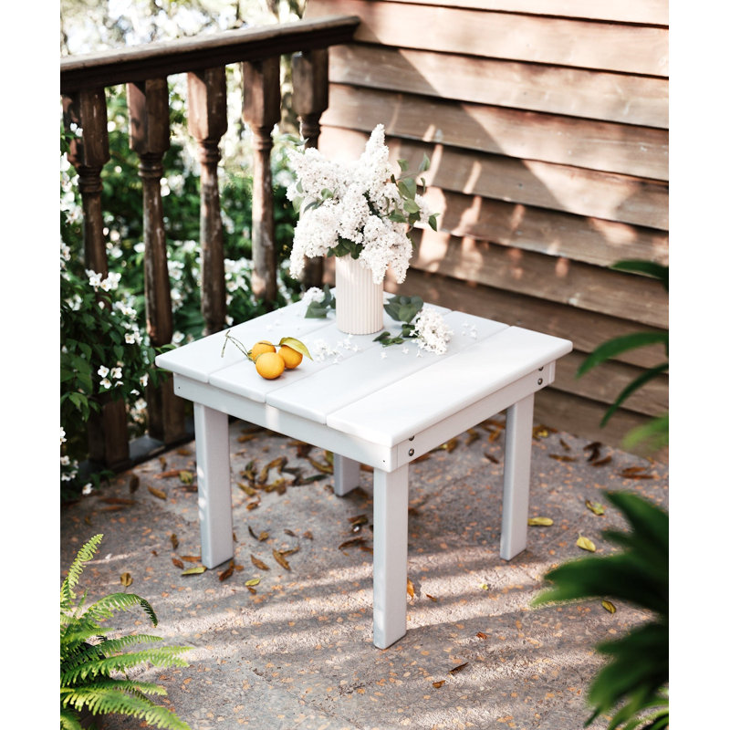  Table d'extérieur en composite Herrington, carrée, Aruba, Aruba