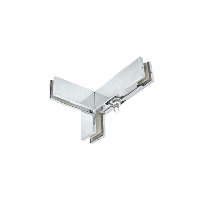 FHC PF4134P1VLHPS dormakaba Transom/Sidelite/Fin Left Hand Patch Fitting for 3/4" Glass - Polished Stainless