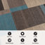 Tapis bleu tissé à la machine Bolk-129908157