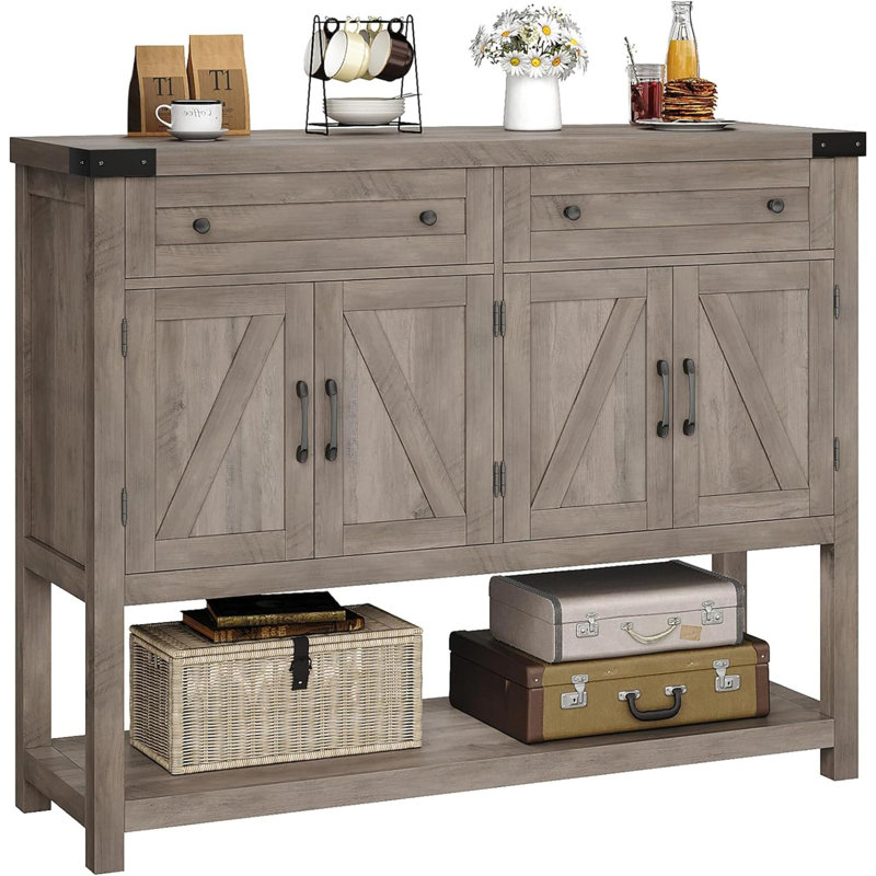Neia 47.2'' Console Table, Gray
