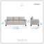 Canapé moderne et contemporain 80,5 po Luler-88594953