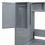 Ajae Murphy Bed with Storage Bookcase, Drawers and Wardrobe-588590547-590699969