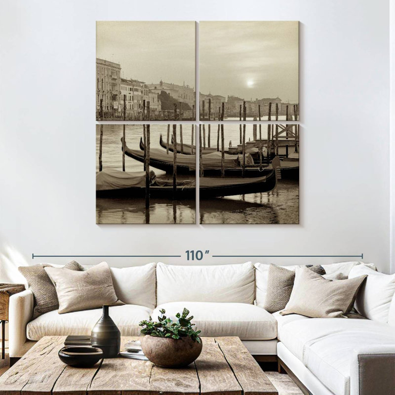 Mehar Venezia's Gondolas, 74" H x 74" W