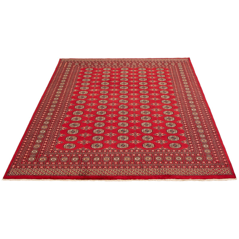 Tapis rouge foncé Finest Peshawar Bokhara 7 pi 11 po x 9 pi 8 po