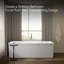 Stargaze® 72" x 36" Freestanding Air Acrylic Bathtub with Heater-1180803446