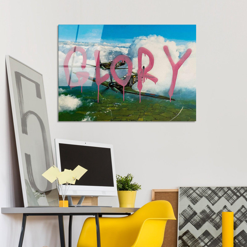 Boze Wall Decor on Tempered Glass