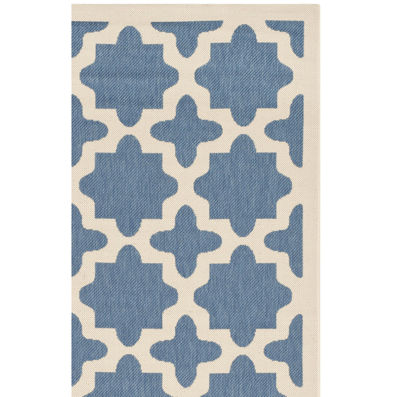 Herefordshire Performance Geometric Indoor/Outdoor Area Rug, Rectangle 5'3" x 7'7"