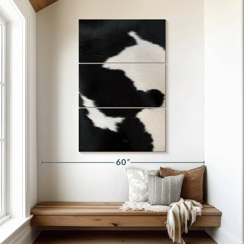 Brampt Cow Hide, 50" H x 32" W