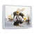 Cadre flottant blanc