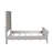 Haylee King Panel Bed w/ Decorative Headboard-1642731601