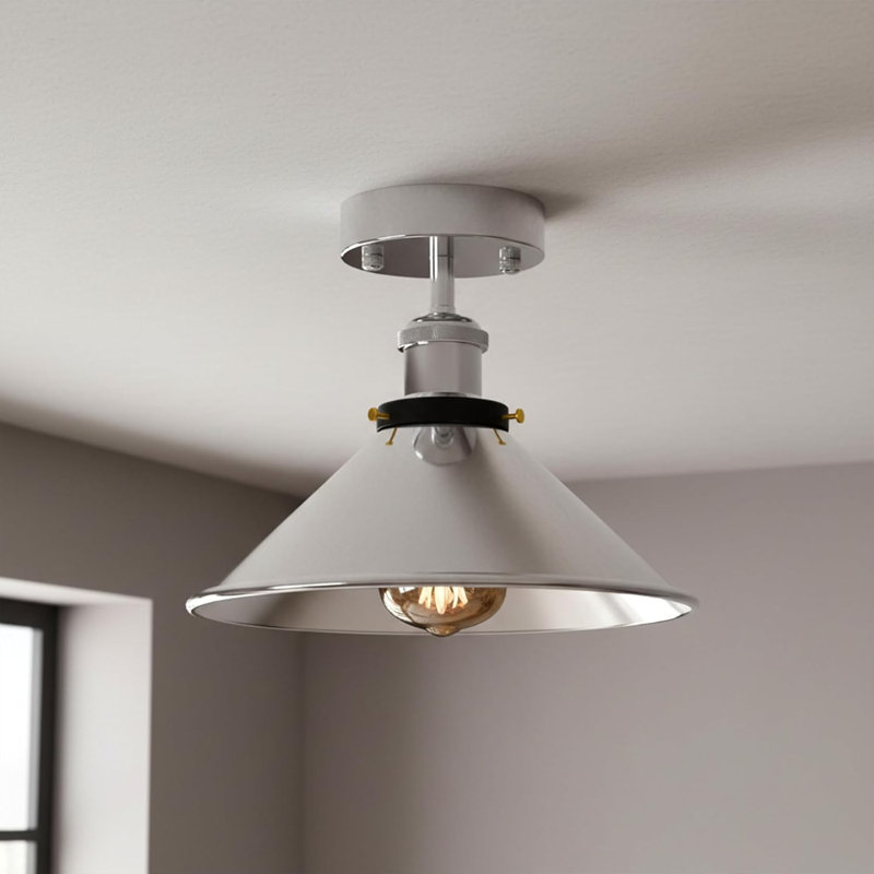 Semi Flush Mount, Chrome